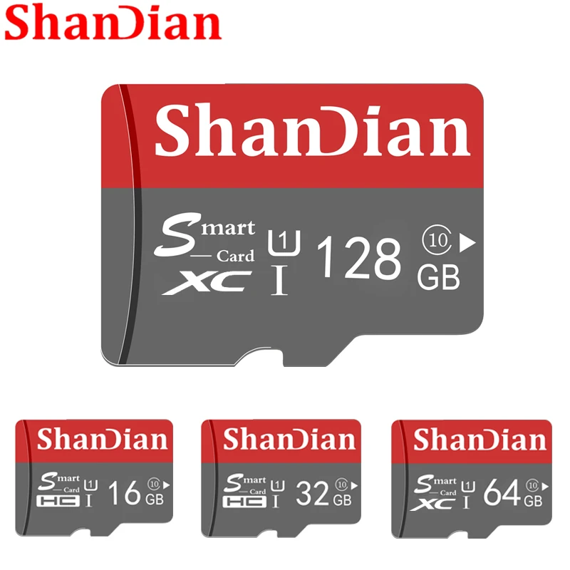 SHANDIAN 10 Pack Smart SD Cartão Cinza 4GB 8GB 16GB de Alta Velocidade Class10 32GB 64GB Mini SD para Cartão de Memória TF para Smartphone Presente Perfeito Imagem 4