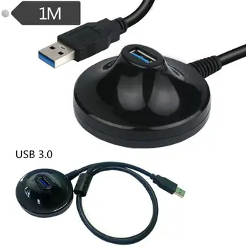 USB 3.0-tipo a macho para Fêmea de Extensão USB Dock station Berço da base de dados de suporte encaixe do cabo de 1M