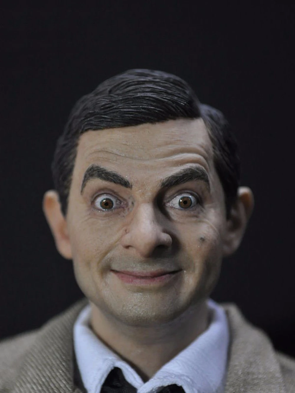1:6 Escala Cabeça do Macho Esculpe Humor Star Masculino Mr. Bean Rowan Atkinson ajuste do Modelo de 12