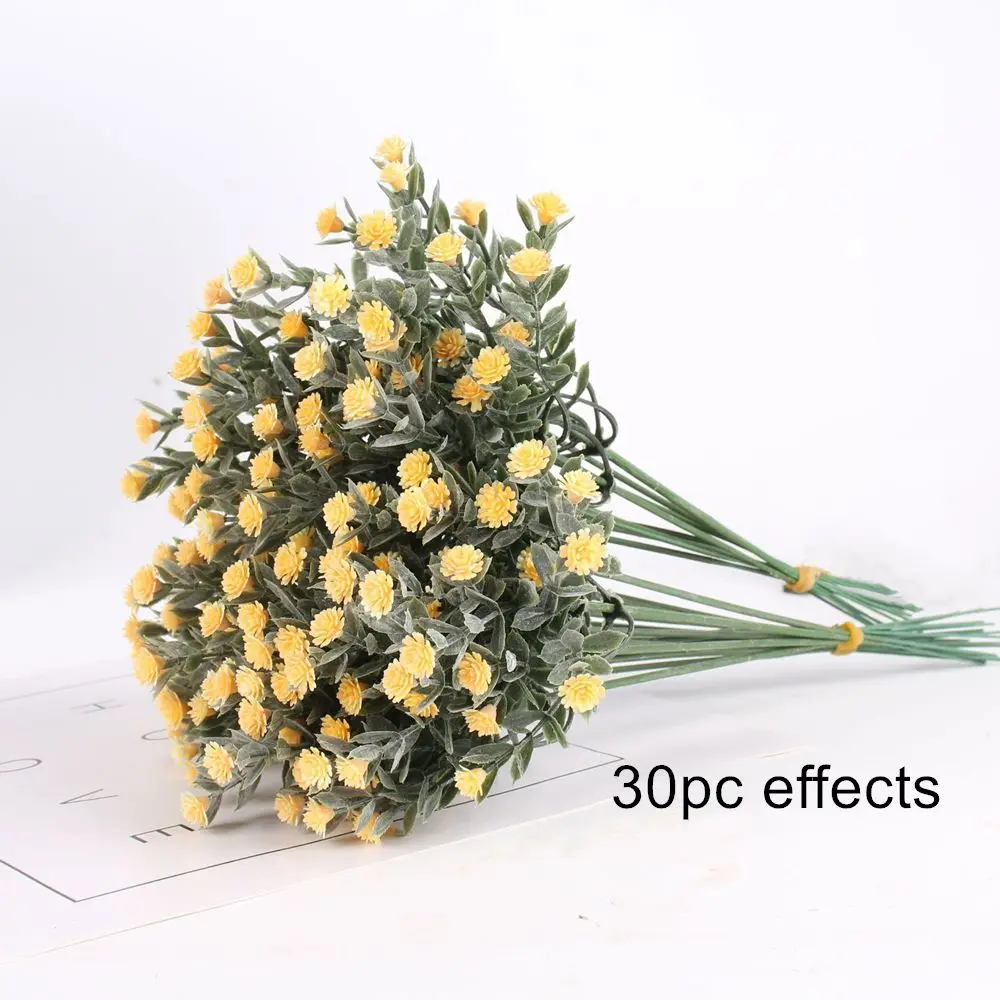 1 Maço Pequeno a Respiração do Bebê Decoração de Flores Artificiais de Gypsophila Flores de Casamento Decorações Home Imagem 3