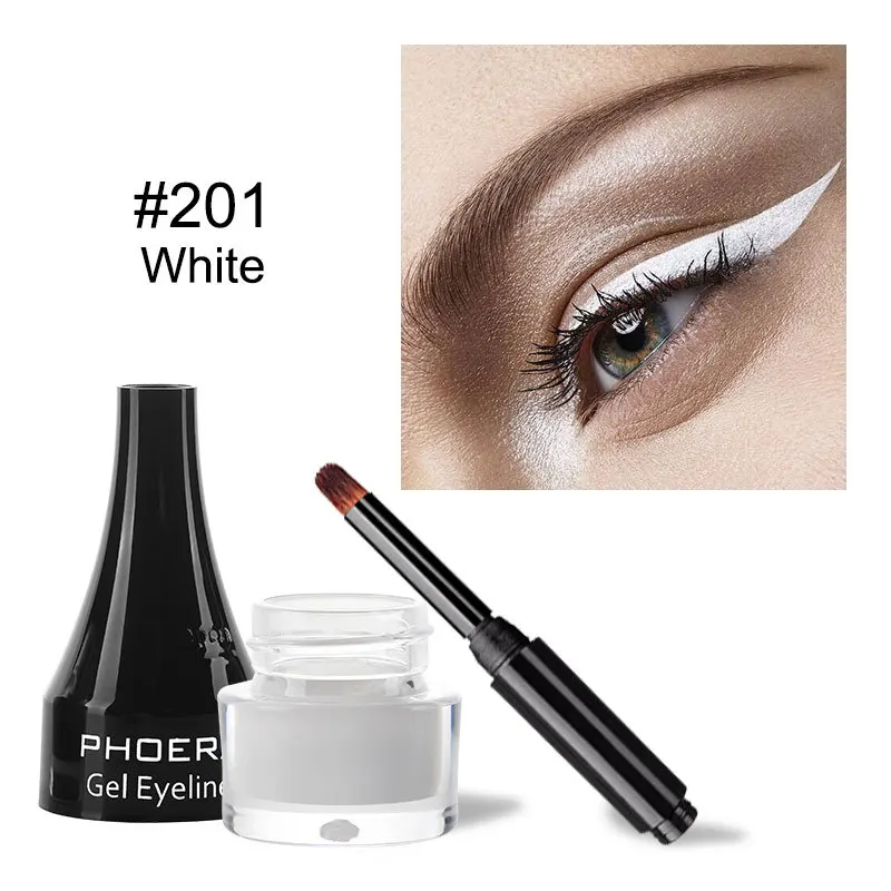10 Cores Waterproof Eyeliner Cola Matte Não Florescendo Lápis De Olho Maquiagem Para Os Olhos De Longa Duração Coloridos Lápis Delineador Cosméticos Imagem 2
