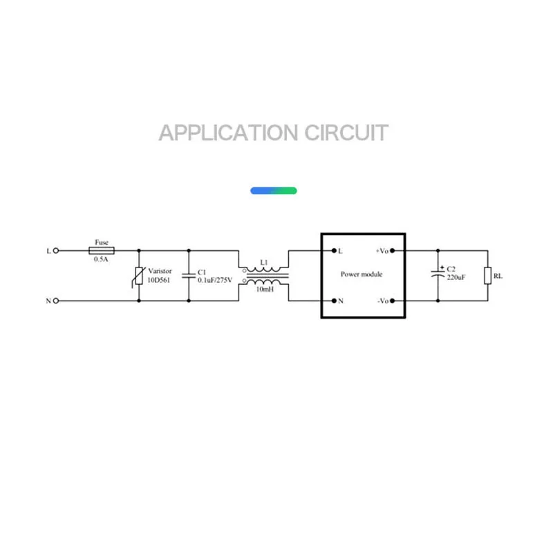 1pcs AC-DC Isolamento da Fonte de Alimentação de Comutação do Módulo de 220V Para 3.3V5V12V HLK-PM01/03/12/5M05/12 Imagem 4