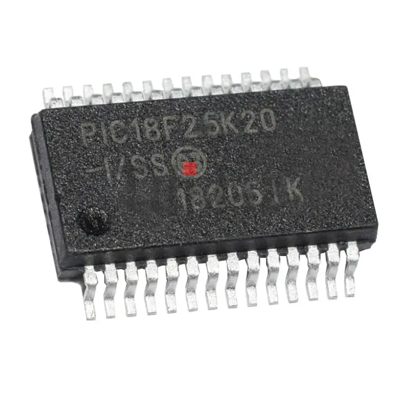 1PCS PIC18F23K22-I/SS PIC18F24K20 PIC18F24K22 PIC18F25K20 PIC18F25K22 E/SS T SSOP28 molewei MCU, microcontrolador Imagem 3