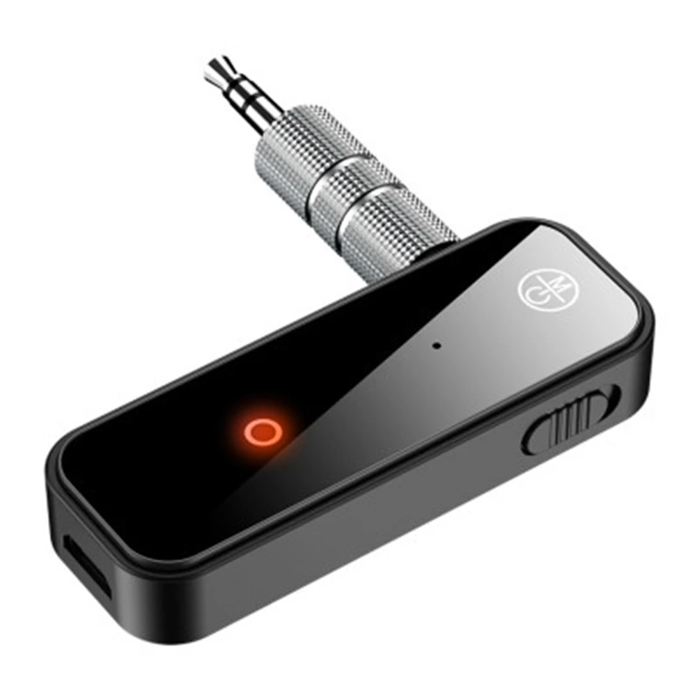 2 em 1 3.Kit de viatura 5mm compatível com Bluetooth Adaptador de Áudio sem Fios AUX Transmissor Receptor USB para Música Estéreo Adaptador sem Fio Imagem 4