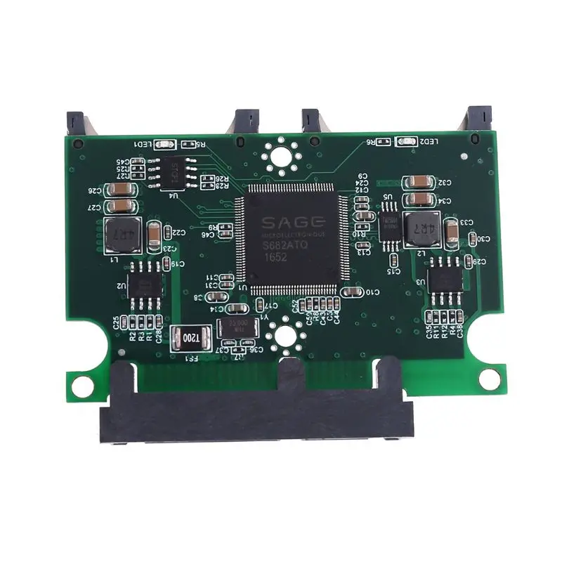 2 Porta Dupla SD SDHC MMC RAID SATA para Conversor Adaptador com Gabinete de Caso para Qualquer Capacidade do Cartão SD Imagem 2