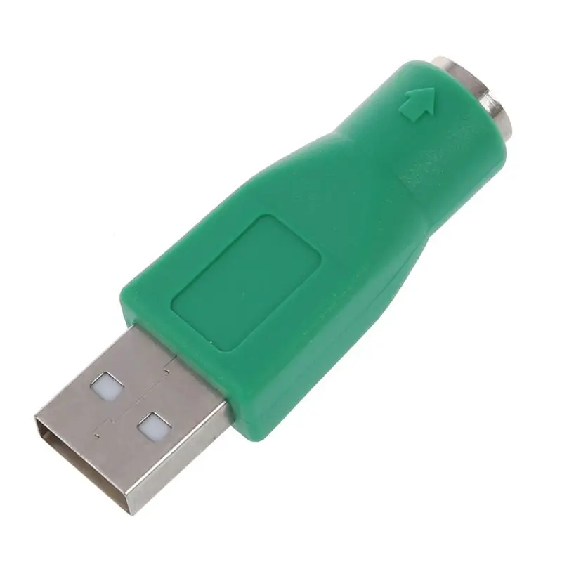 2 x PS/2 para USB Fêmea Para Macho Conversor Adaptador Para Teclado Mouse Imagem 2