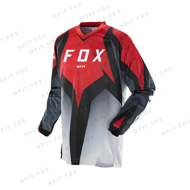 2022 Moto Bicicleta Jersey Ciclismo de Enduro Btt Camisa de Downhill T-shirt Camiseta Motocross Mx Bicicleta de Montanha de Roupas Hpit Fox Imagem 2
