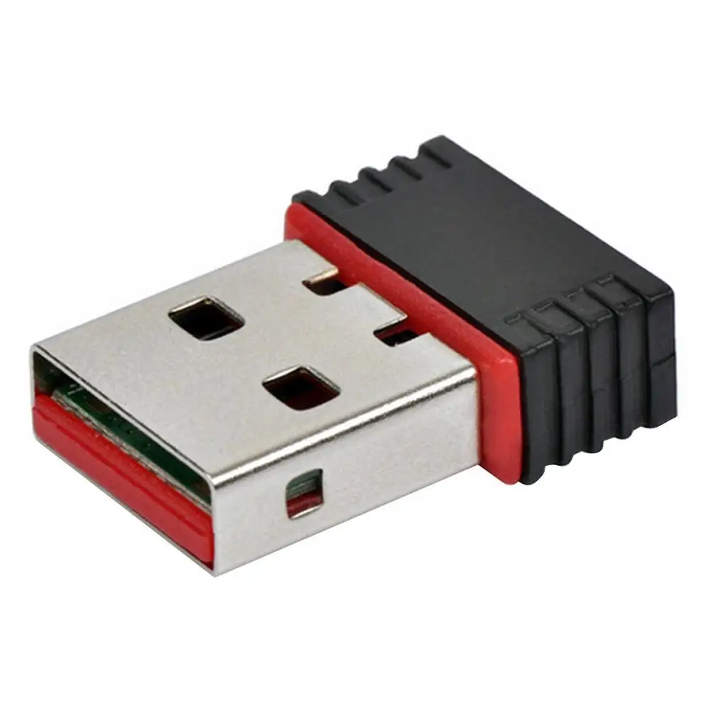 2022 USB wi-Fi Wireless Adaptador de Mini Dongle de Rede Borda Vermelha 802.11 n Mini 150M usb sem Fio Pequeno Adaptador de Placa de Rede Usb Tipo C Imagem 1