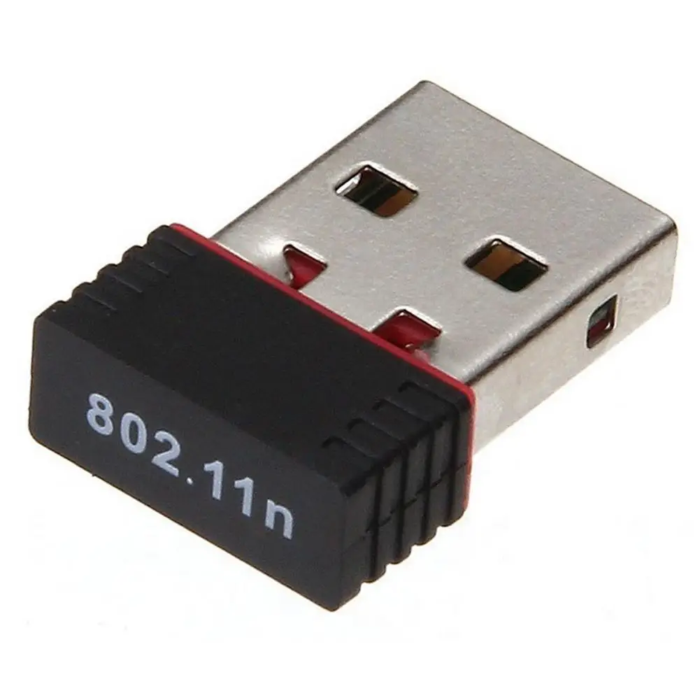 2022 USB wi-Fi Wireless Adaptador de Mini Dongle de Rede Borda Vermelha 802.11 n Mini 150M usb sem Fio Pequeno Adaptador de Placa de Rede Usb Tipo C Imagem 2