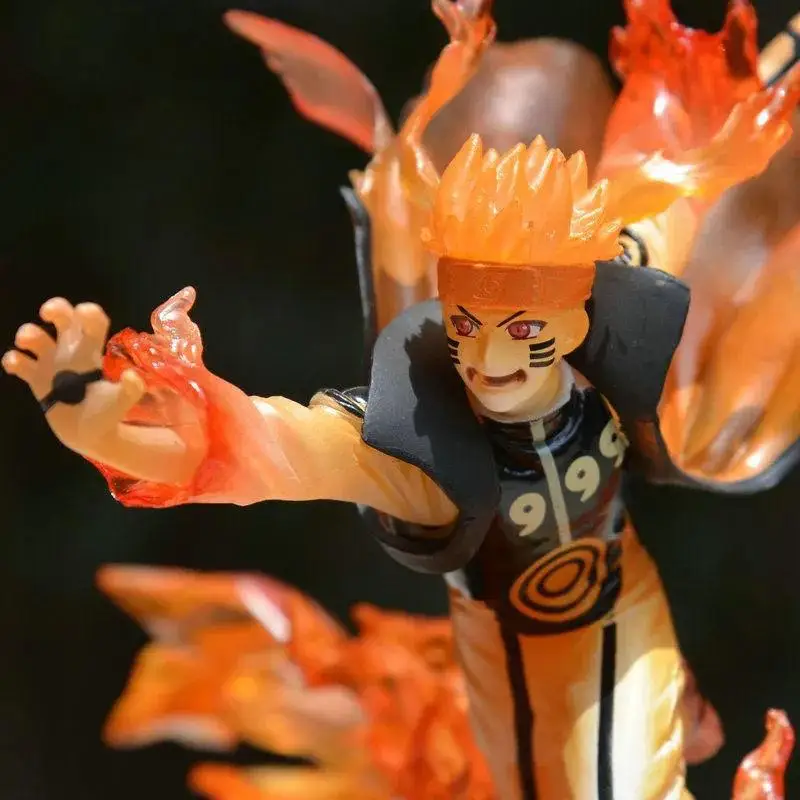 21-32CM Anime Naruto Figura de Ação da Chama Naruto, Hatake Kakashi, Namikaze Minato Figura Coleção de Brinquedos de Pvc Modelo de Presente para as Crianças Imagem 2