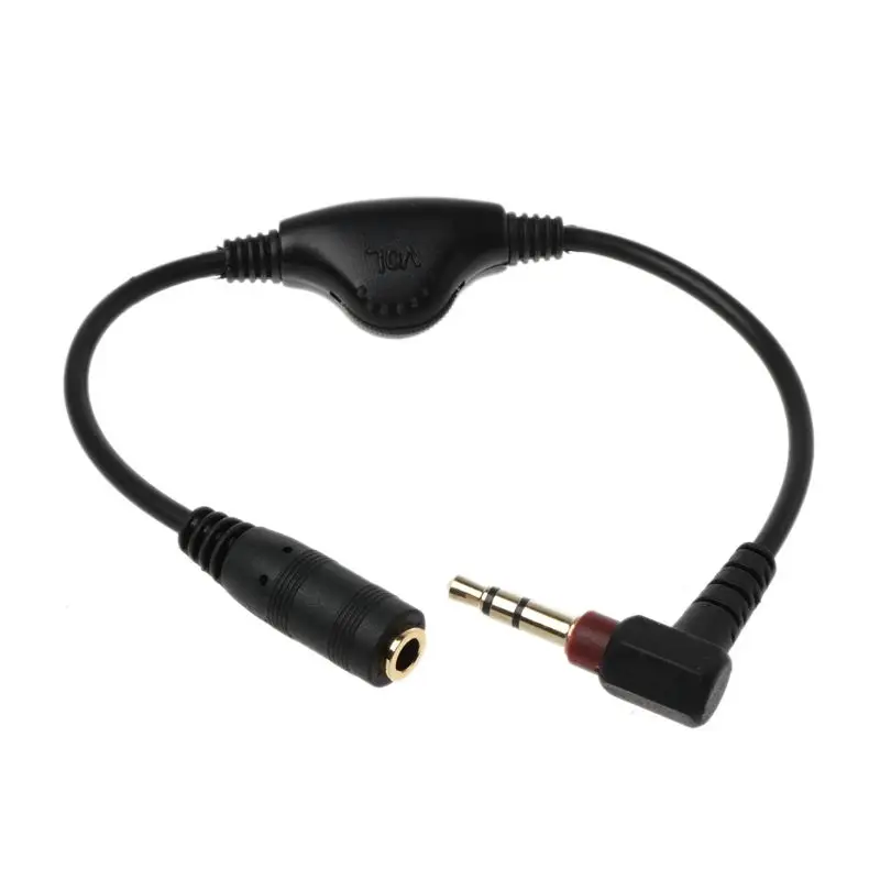 3,5 mm 3,5 mm Jack AUX Macho para Fêmea Adaptador de Extensão do Cabo de Áudio Estéreo Cabo com Controle de Volume do Fone de ouvido Fone de ouvido Fio Imagem 5