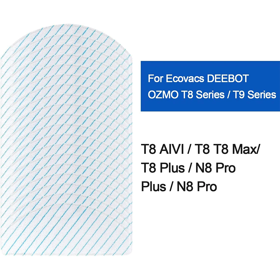 30 peças de Substituição Mop Almofadas para Ecovacs DEEBOT OZMO T8 AIVI T8 Max e Série T8/ T9/ Série N8 Pro Plus/ Pro N8 Robô Vácuo Imagem 5