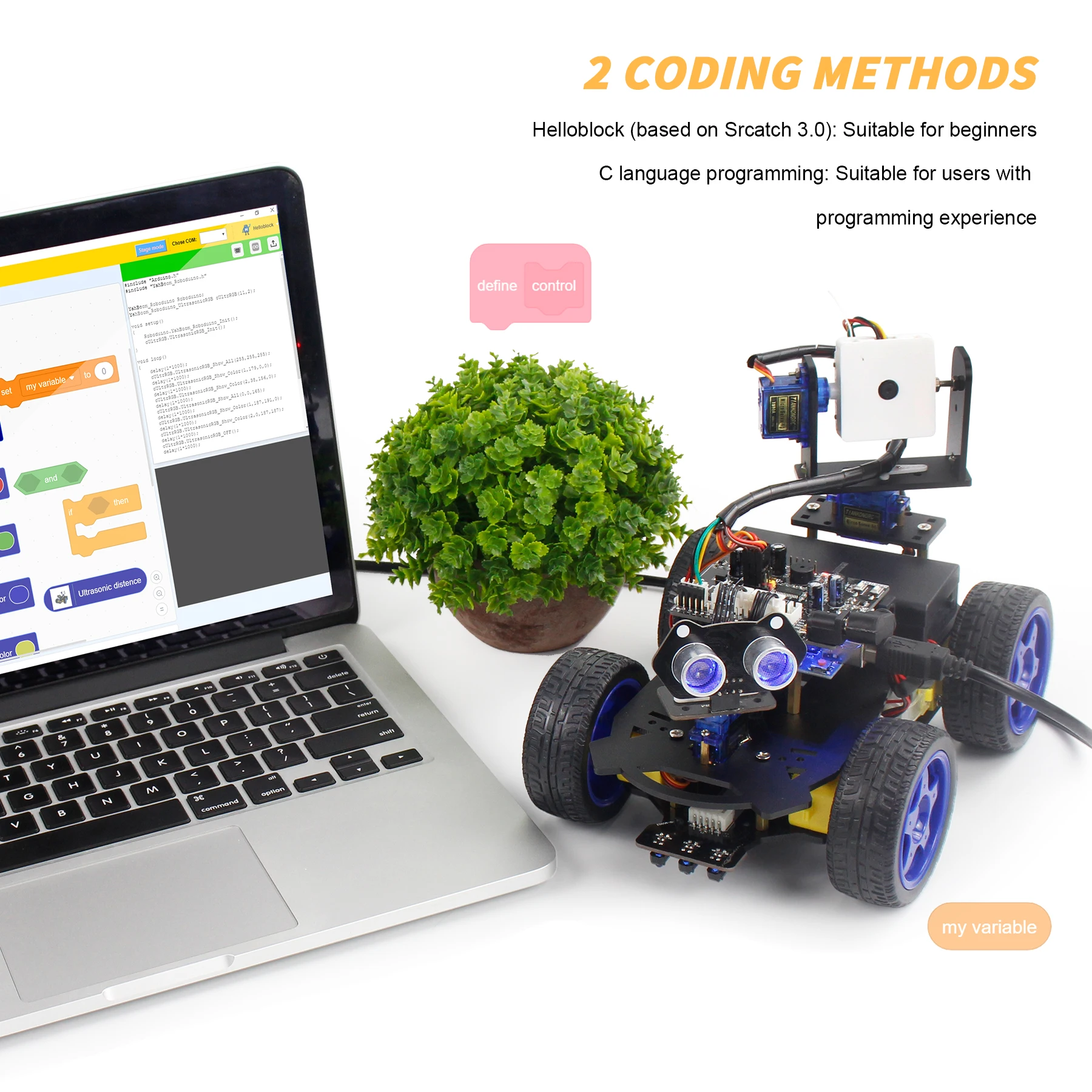4WD Smart Carro Robô Kit Para Arduino UNO R3 DIY-TRONCO Projetos de Robótica para a Programação de Ensino +e-Manual Imagem 2