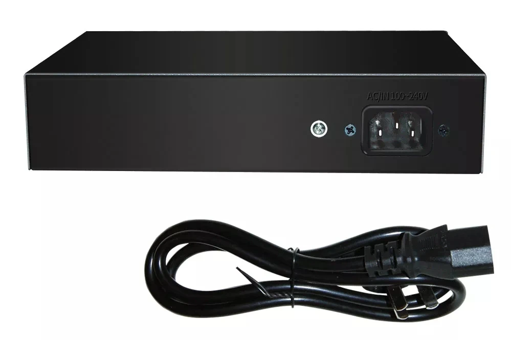 52V POE Switch 10/100/1000Mbps AI Smart Switch Com UPLINK SFP Portas Switch Ethernet Para a Câmera do IP/AP sem Fio da Câmera do CCTV Imagem 3