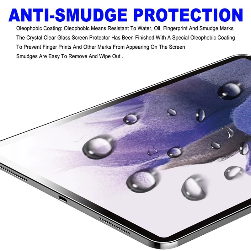 9H Vidro Temperado Para Samsung Tab S7 FE /Lite 2021 12.4 polegadas Tablet Protetor de Tela Flim Para Samsung SM-T730 SM-T736B T735 T736 Imagem 3