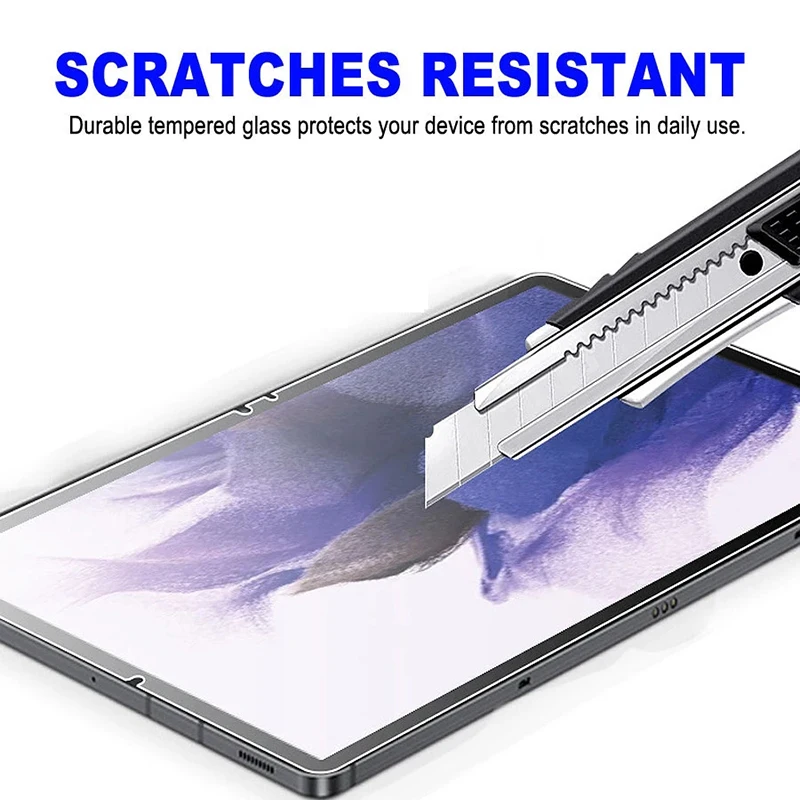 9H Vidro Temperado Para Samsung Tab S7 FE /Lite 2021 12.4 polegadas Tablet Protetor de Tela Flim Para Samsung SM-T730 SM-T736B T735 T736 Imagem 4