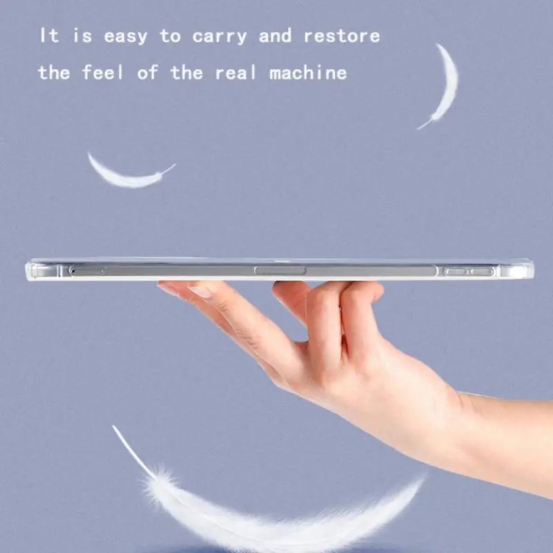 Adequado para iPad mini6/pro11/10.2 polegadas com caneta de fenda tampa de protecção três vezes deformação Y-dobre 2019/2020/2021 ipad case Imagem 3