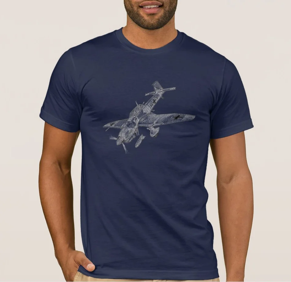 Alemão Stuka Luftwaffe Bombardeiro De Mergulho T-Shirt. Verão do Algodão O-Neck Manga Curta Mens T-Shirt Nova S-3XL Imagem 1