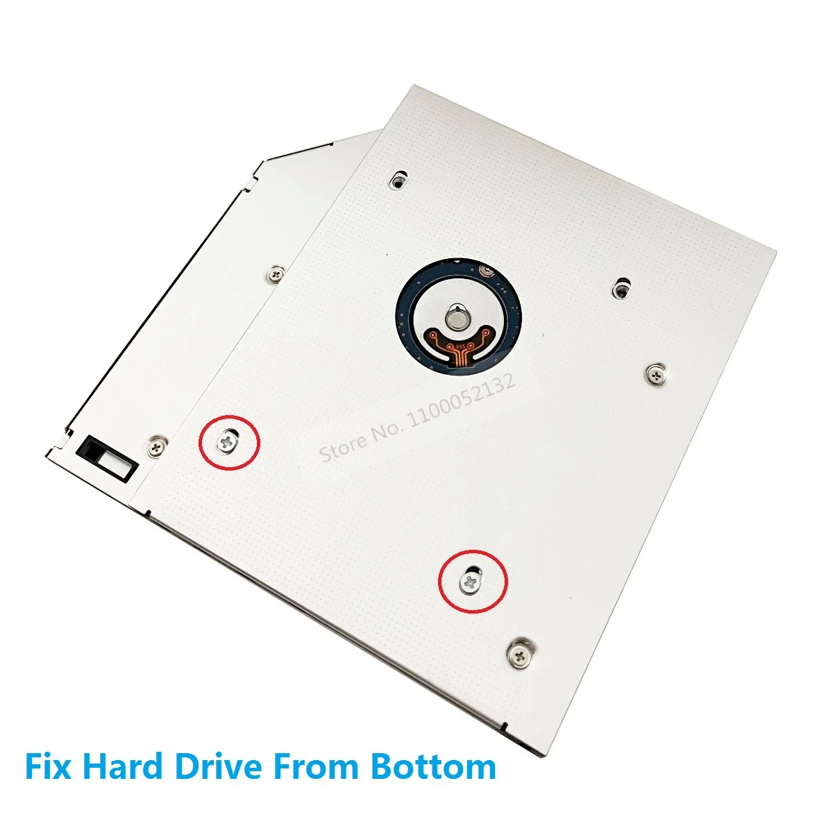 Alumínio 2ª Unidade de disco Rígido HDD SSD Caso Óptico Caddy SATA para Fujitsu Lifebook E751 S751 E752 E780 E781 E782 T900 T901 S780 S710 Imagem 1