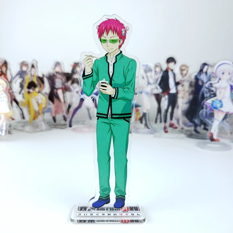 Anime Kusuo Saiki não Sainan Teruhashi Kokomi Acrílico Stand Figura de área de Trabalho de Decoração de Coleta de Modelo de Boneca Brinquedo Presentes Imagem 1