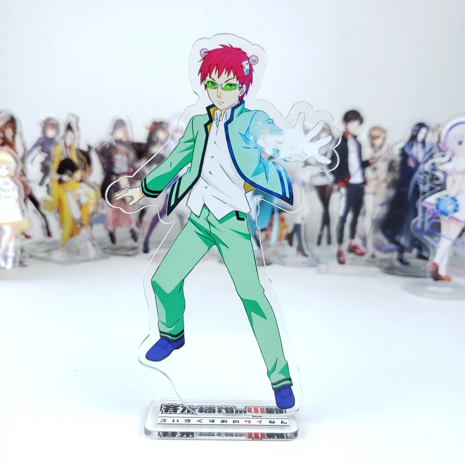 Anime Kusuo Saiki não Sainan Teruhashi Kokomi Acrílico Stand Figura de área de Trabalho de Decoração de Coleta de Modelo de Boneca Brinquedo Presentes Imagem 2