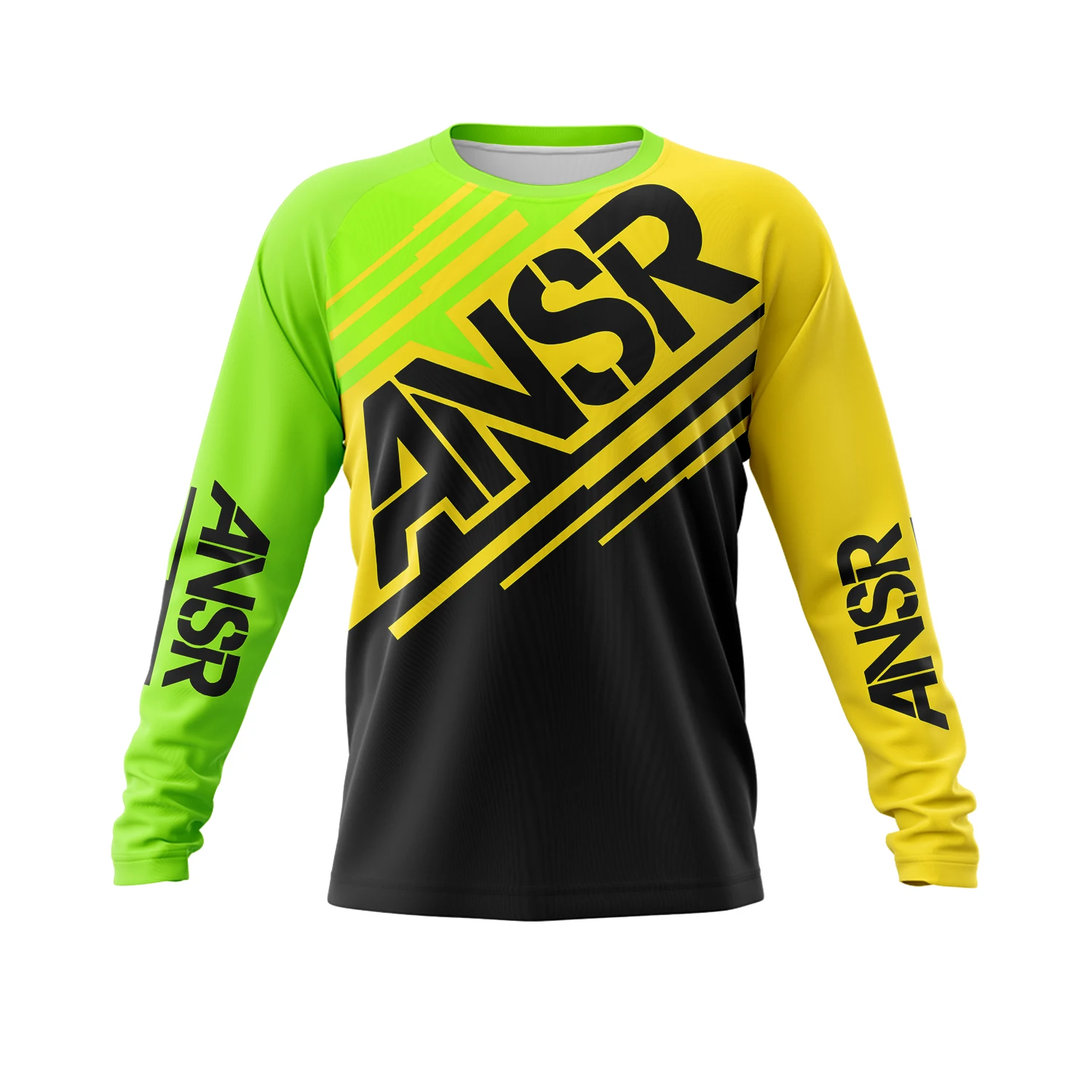 ANSR Downhill Camisolas 2022 Mangas compridas MTB Bicicleta de Corrida de Camisas de Offroad Motocicleta Jersey Motocross Roupas Sportwear Imagem 3