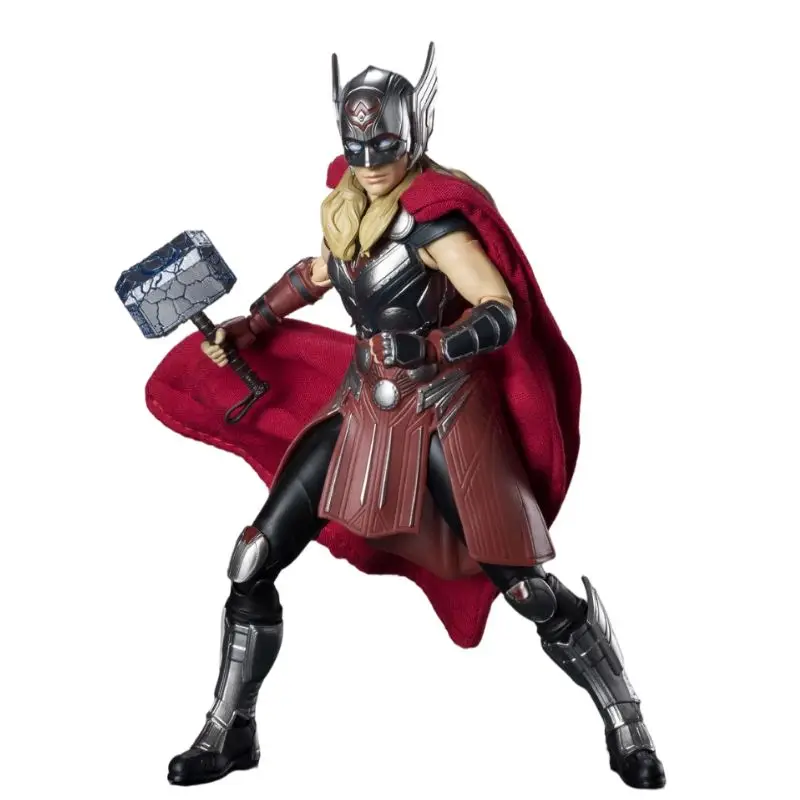 Bandai SHFiguarts Thor Amor e Trovão Jane Foster Marvel legends in a Box Figura de Ação Original Recolher Modelo de Brinquedos de Presente Imagem 5