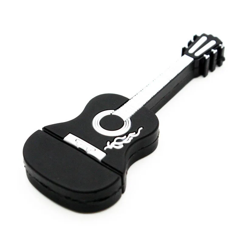 Cartoon Guitarra USB 2.0 Flash Drive de 4GB 8GB 16GB 32GB 64GB de 128GB Musical Pen Drives Violin Memory Stick Capacidade Real do Disco de U Bonito Imagem 4