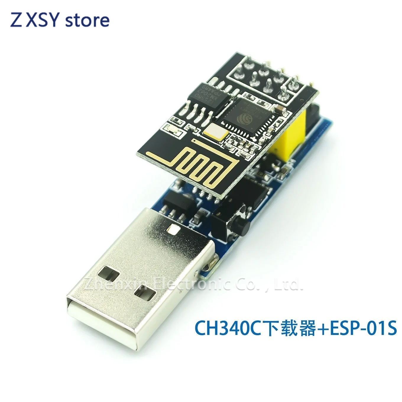 CH340C USB ESP8266 ESP-01 ESP01S Prog wi-FI Downloader Módulo Developent Conselho para o Arduino Programador Adaptador Imagem 1