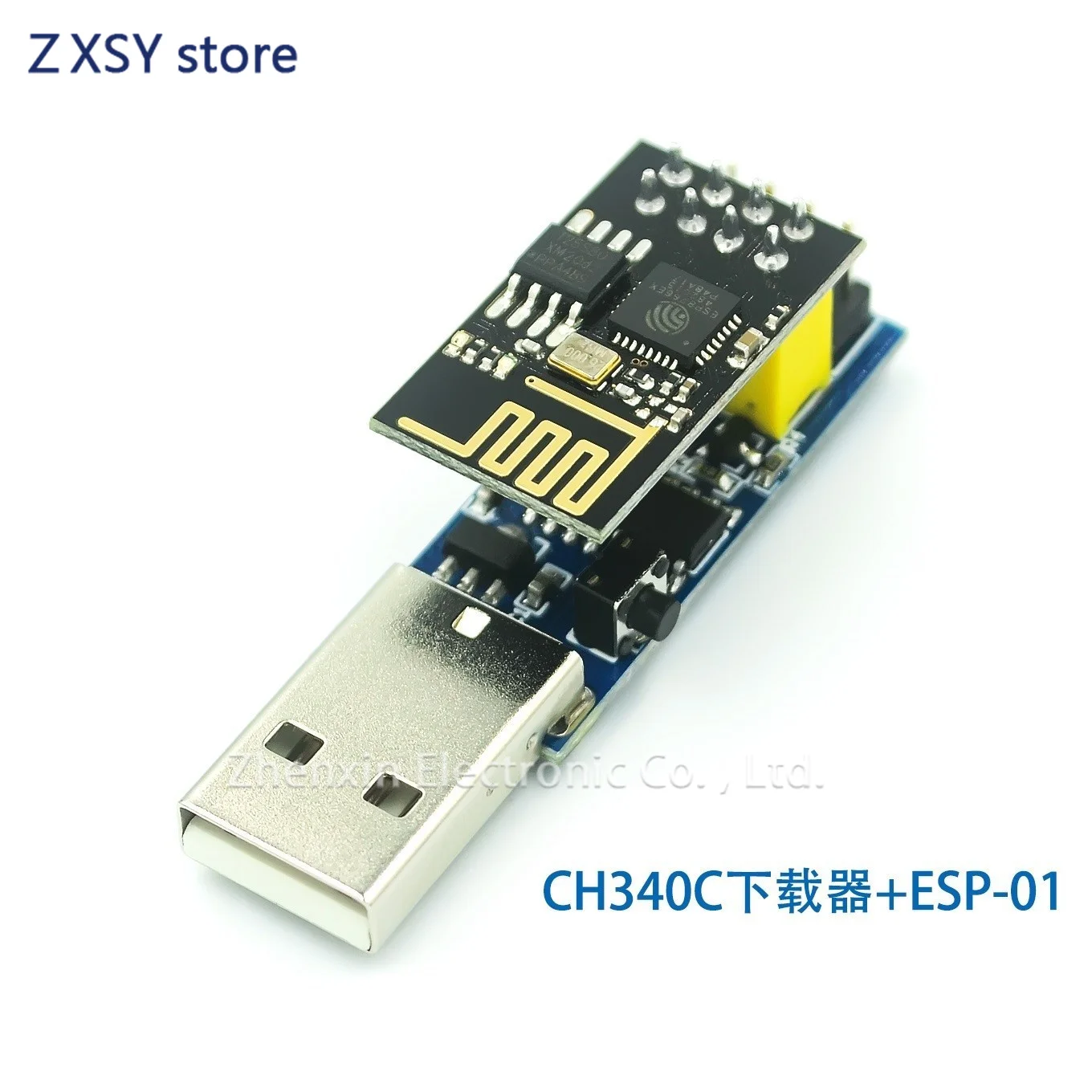 CH340C USB ESP8266 ESP-01 ESP01S Prog wi-FI Downloader Módulo Developent Conselho para o Arduino Programador Adaptador Imagem 2