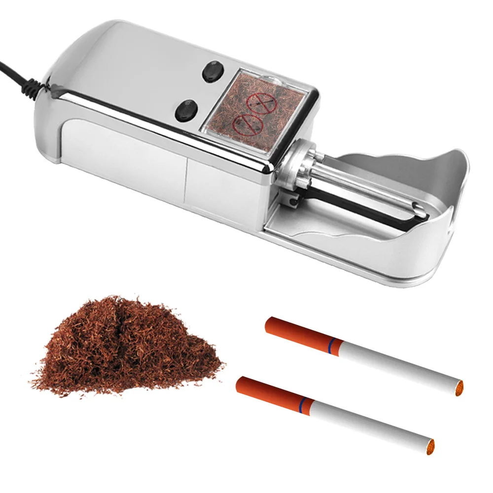 Cigarro Máquina de embalagem Automática de Tabaco Rolando UE Plug Elétrico Erva Rolo de DIY Tubo Injetor de Fumar Acessórios Imagem 3