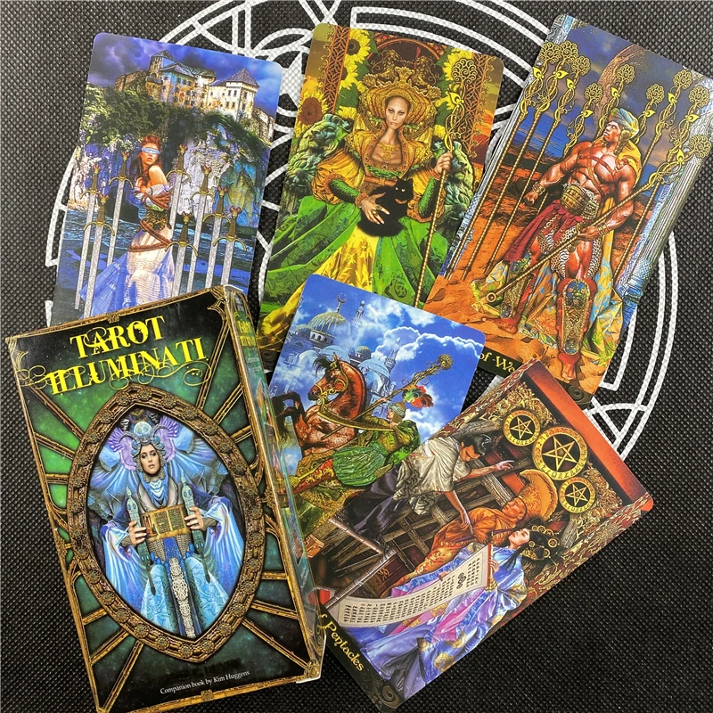 Como Vender Tarô Illuminati Kit de Cartões de inglês Completo Partido que joga Jogo de Tabuleiro de Entretenimento Com o PDF do Guia Imagem 4