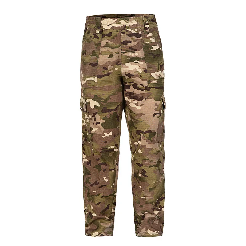 Crianças Militar do Exército Uniforme de Combate Tático BDU acordo com Meninos Crianças de Camuflagem Multicam Caça Exterior Camisa de Treino Calças Conjunto Imagem 2