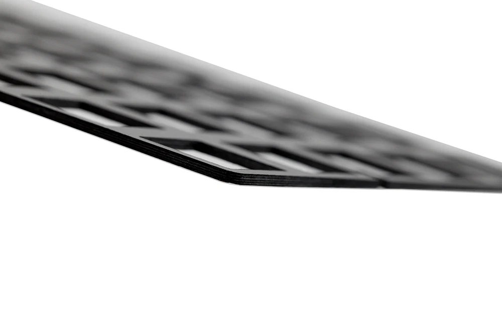 De Fibra de carbono, Chapa de 1,5 mm de espessura, suporte xd60 xd64 3.0 v3.0 gh60 suporte a barra de espaço dividida 3u barra de espaço bm40 xd75 xd84 Imagem 4