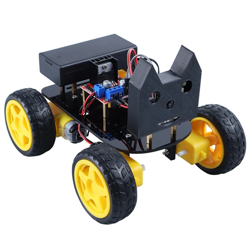 DIY Carro Inteligente Robô Kit Para Arduino 4WD wi-Fi ESP32 CAM Dolly Kit de Montagem Fácil Com Camera Kit Imagem 3