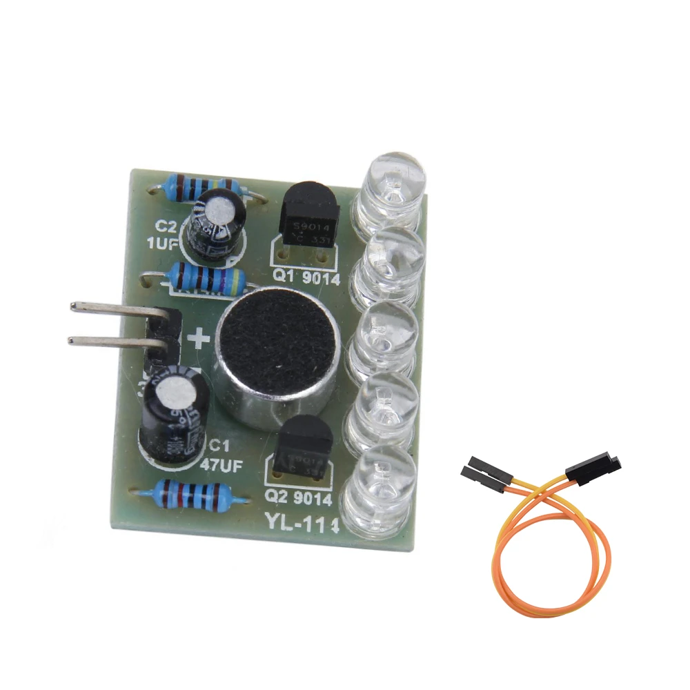 diymore Voz Detectar a Placa do Sensor de Controle de Som da Melodia de Luz LED Indicador de Módulo de Produção Eletrônica DIY Kit para Arduino Imagem 1