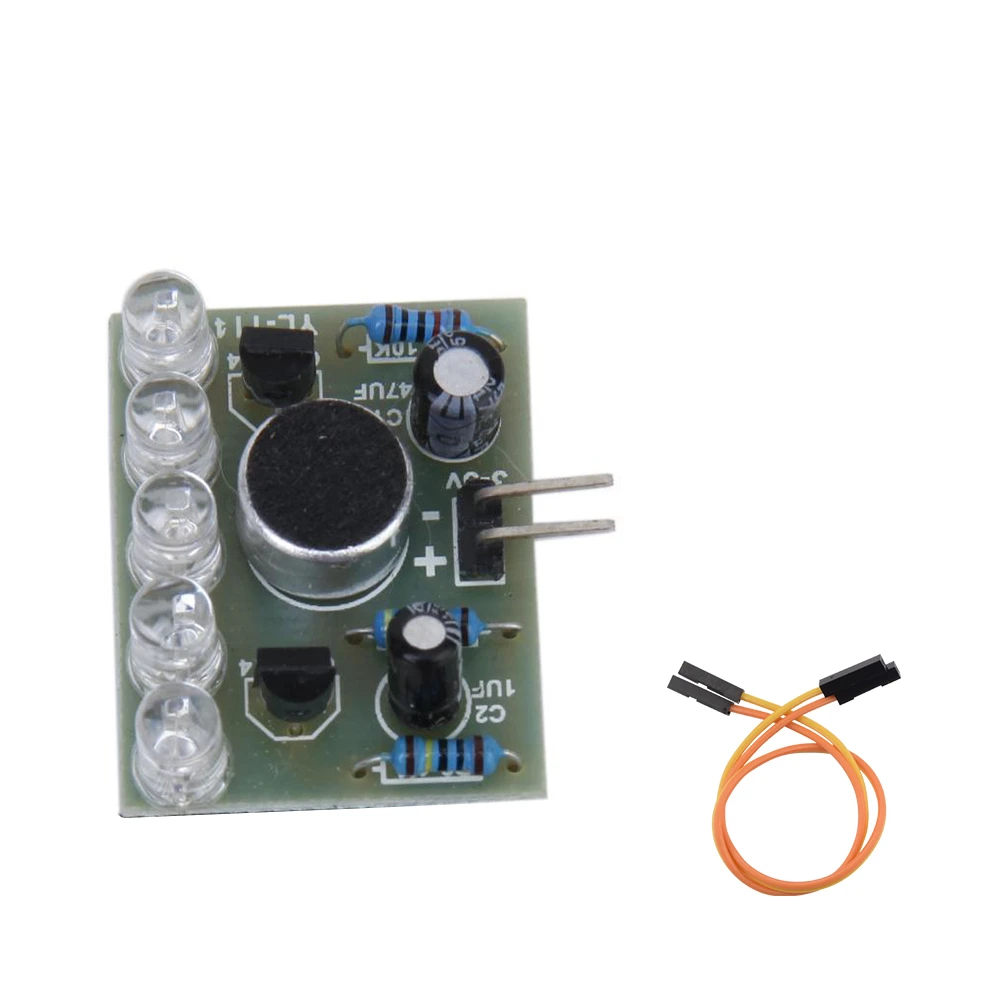 diymore Voz Detectar a Placa do Sensor de Controle de Som da Melodia de Luz LED Indicador de Módulo de Produção Eletrônica DIY Kit para Arduino Imagem 2