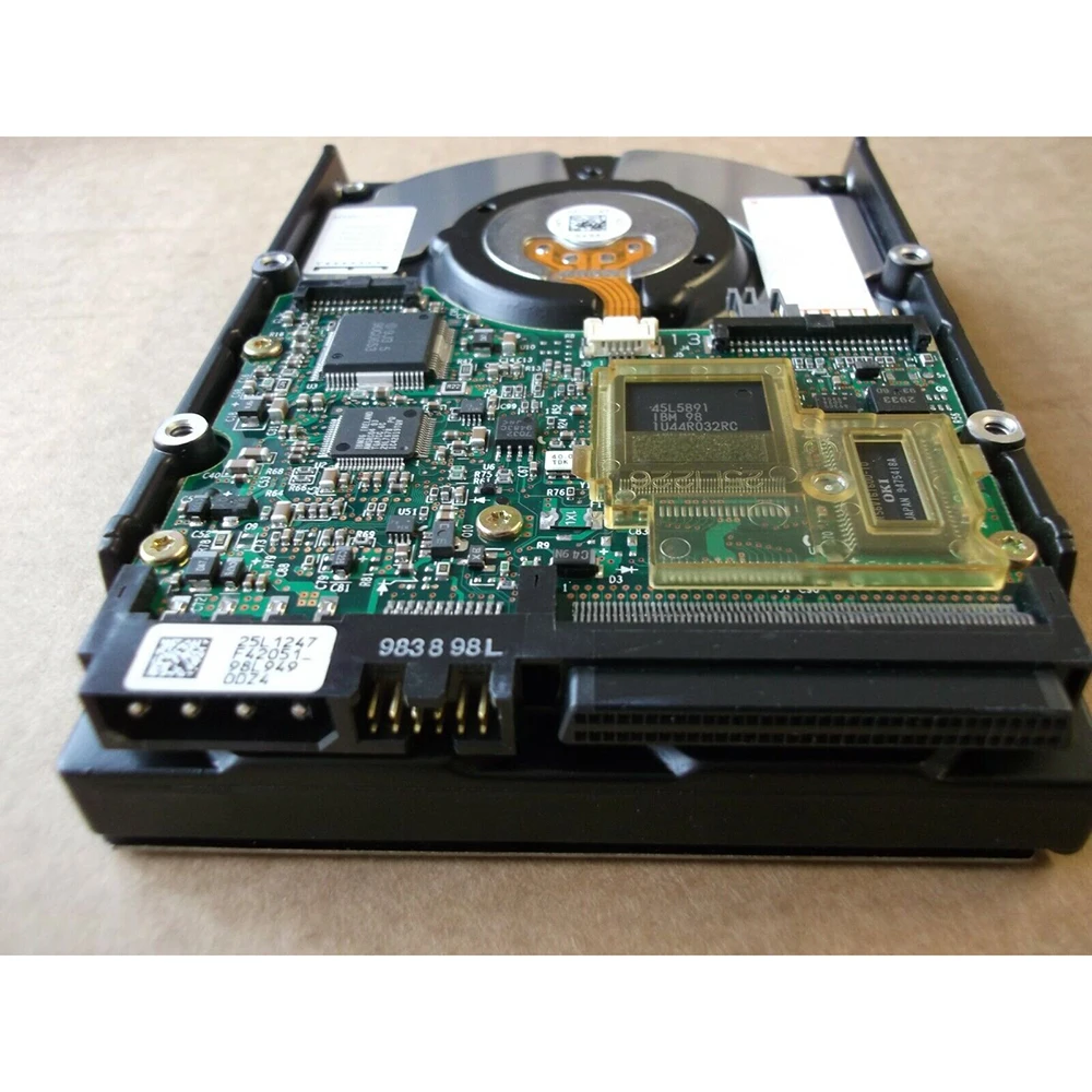 DNES-309170 9GB 68PIN 80PIN 7200R Disco Rígido SCSI Para Servidor IBM HDD Funciona Perfeitamente Alta Qualidade Navio Rápido Imagem 2