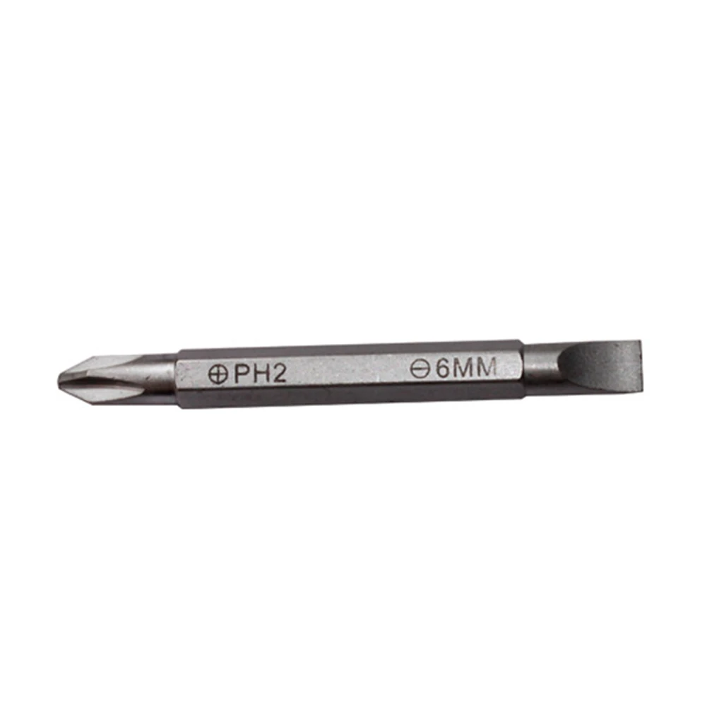 Duplo Propósito de 6mm com Fenda Cruzada chave de Fenda Magnética Dicas Mini-Curta Haste de Reparação de Mão Ferramenta Para a Reparação de Brinquedos Eletrônicos Imagem 3
