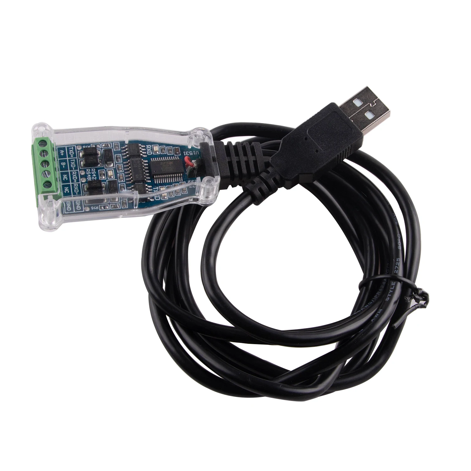FTDI CH340 USB para RS485 Serial do Bloco de Terminais de um Adaptador de Cabo de Comunicação Imagem 5