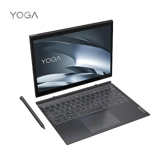 High-end 2021 Lenovo Yoga Duet 2-em-1 PC Portátil 13 polegadas 2K Touch Tablet+Teclado i5-1135G7 16GB SSD de 512GB Toque ThunderBolt4 Imagem 2