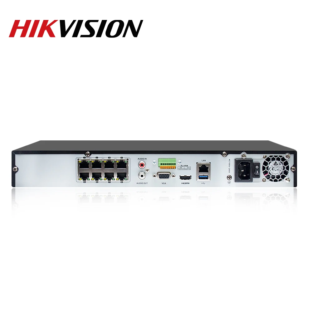 Hikvision Original 8CH 12MP 8POE NVR DS-7608NI-I2/8P para Câmera POE Max 2SATA Gravador de Vídeo de Rede Plug & Play, Suporte a dual-os Imagem 2