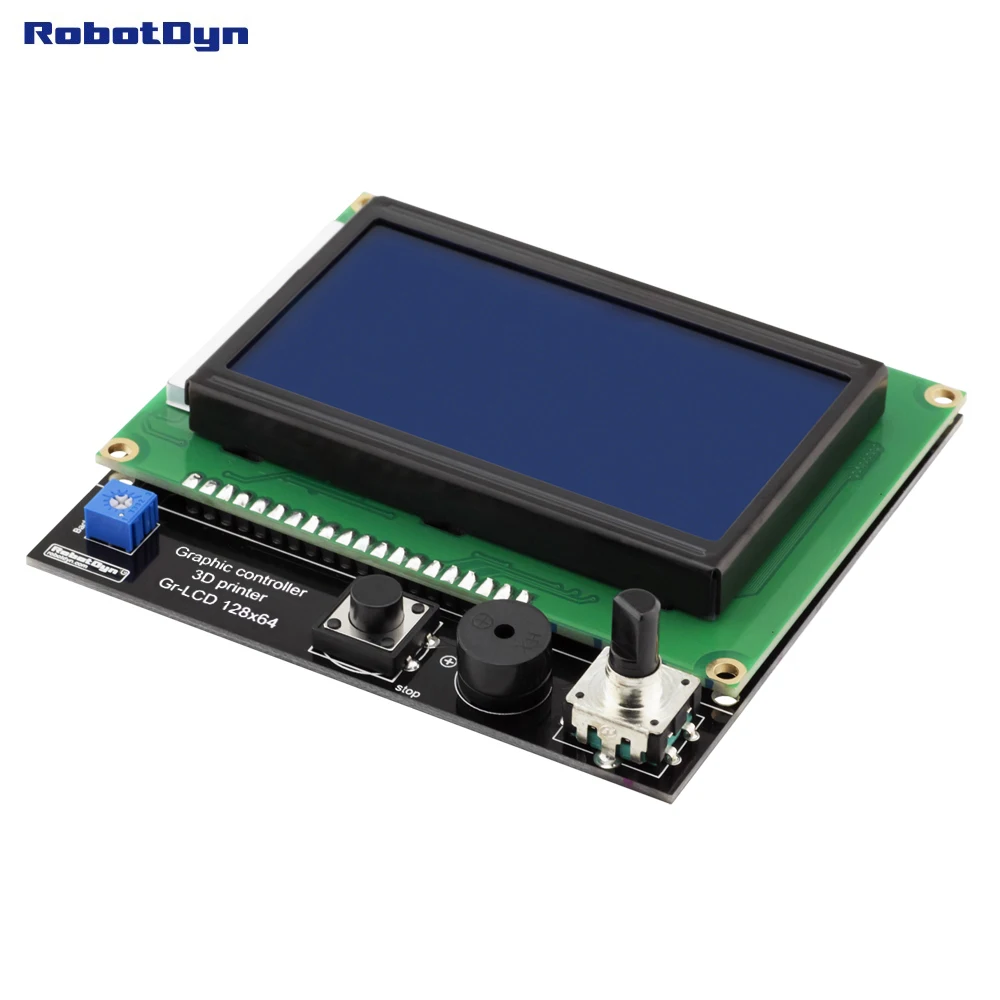 Impressora 3D display Inteligente Controlador de RAMPAS 1.4, LCD Gráfico 128x64, SD e MicroSD-leitor de cartão Imagem 1