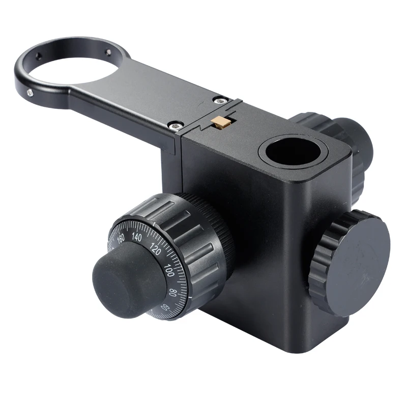 Industrial Microscópio Lente da Câmera Stand Precisão do Ajuste Grosseiro e Fino Titular de Elevação e Concentrando-Suporte de 50mm 76mm Imagem 1