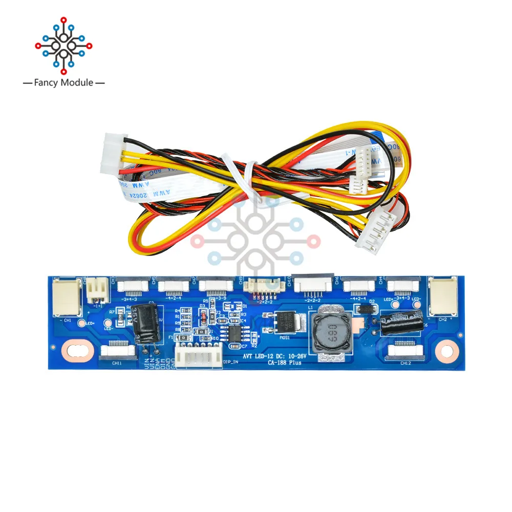 Inversor para a iluminação de LED Atual Constante Driver de Placa de Bordo Multifunções 12 Conectores de Tira do DIODO Testador Imagem 2