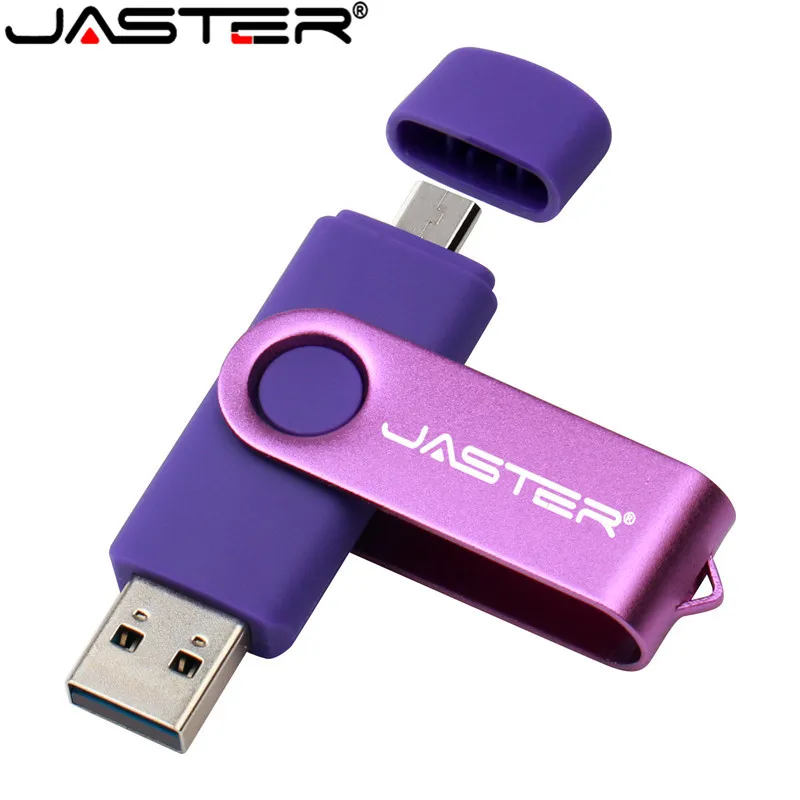 JASTER USB 2.0 OTG USB flash drive Smart Phone Tablet PC 4GB 8GB 16GB 32GB 64GB флешка Pendrives OTG Capacidade Real de um stick Usb Imagem 2