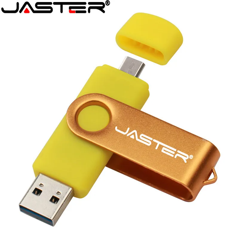 JASTER USB 2.0 OTG USB flash drive Smart Phone Tablet PC 4GB 8GB 16GB 32GB 64GB флешка Pendrives OTG Capacidade Real de um stick Usb Imagem 3