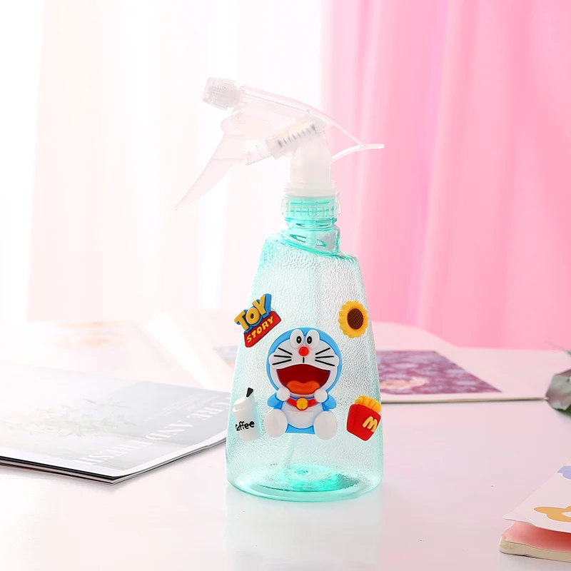 Kawaii Hello Kitty Cinnamoroll Portátil De Plástico Transparente Frasco De Spray De Cabelo Salão De Aparelhos De Beleza De Cabelo Planta Pulverizador De Água Imagem 1