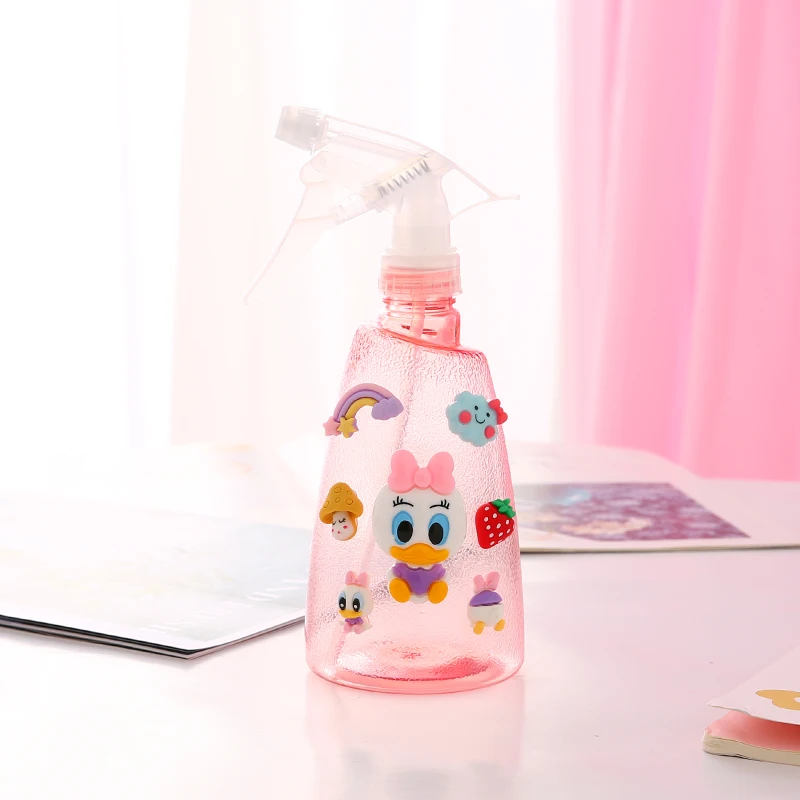 Kawaii Hello Kitty Cinnamoroll Portátil De Plástico Transparente Frasco De Spray De Cabelo Salão De Aparelhos De Beleza De Cabelo Planta Pulverizador De Água Imagem 5
