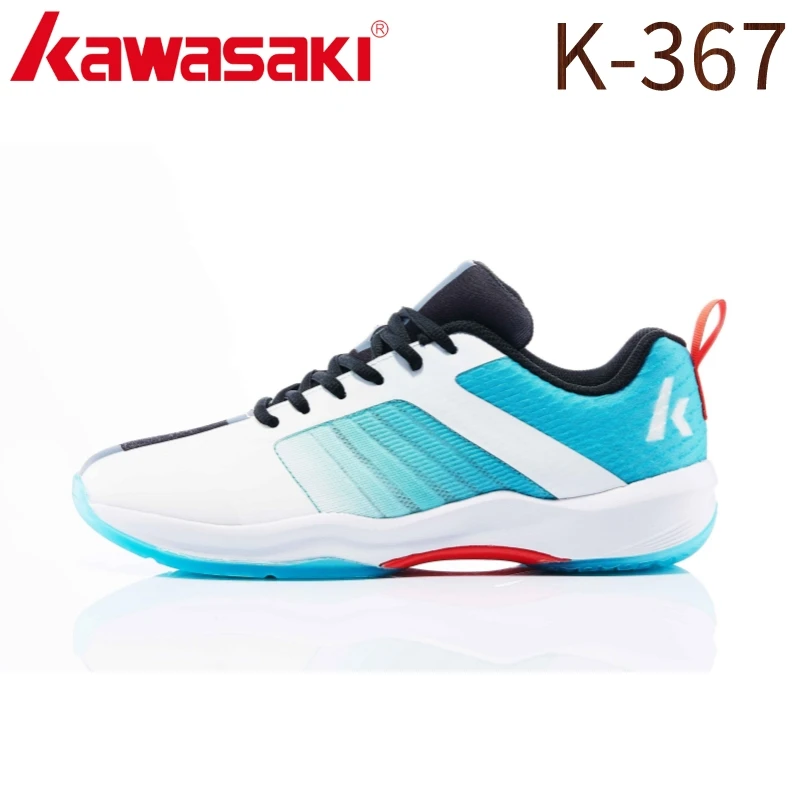 Kawasaki Moda Sapatos de Badminton Respirável, Anti-Escorregadias Esporte Sapatos para Homens, Mulheres Tênis K-367 2022 обувь для бадминтона Imagem 3